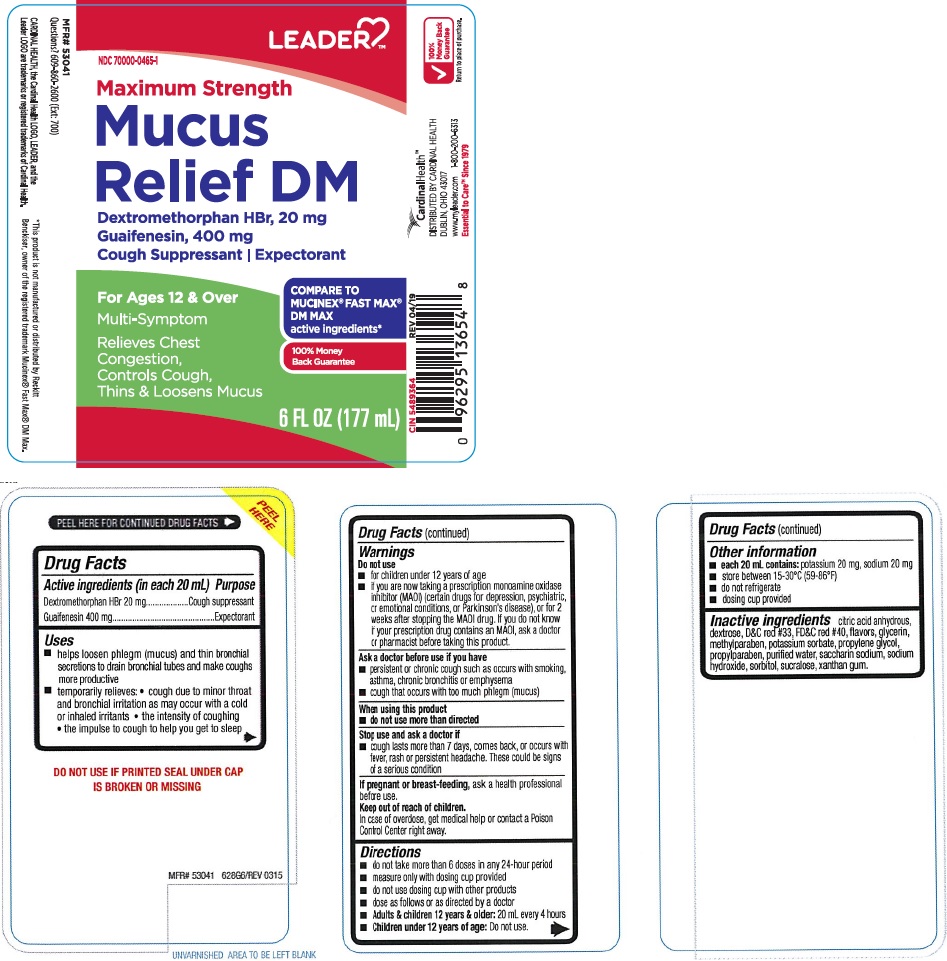 Leader Maximum Strength Mucus Relief Dm | Dextromethorphan Hbr, Guaifenesin Liquid while Breastfeeding