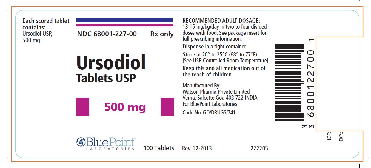 Ursodiol Tablets  500mg 100Ct Labels