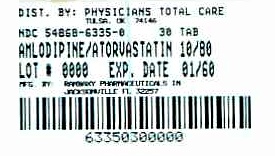 PRINCIPAL DISPLAY PANEL - 10 mg/80 mg Tablet Label