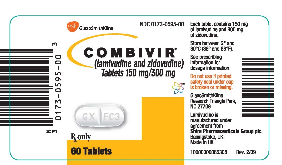 Combivir Tablets 150 mg/300 mg label