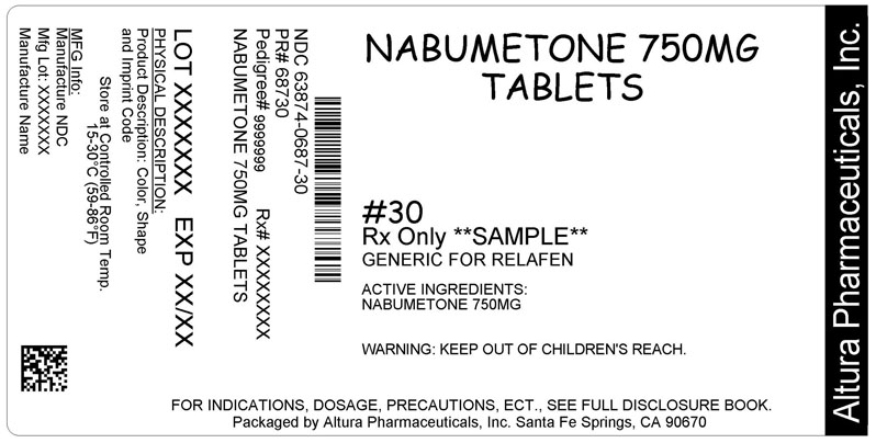 Nabumetone 750 mg