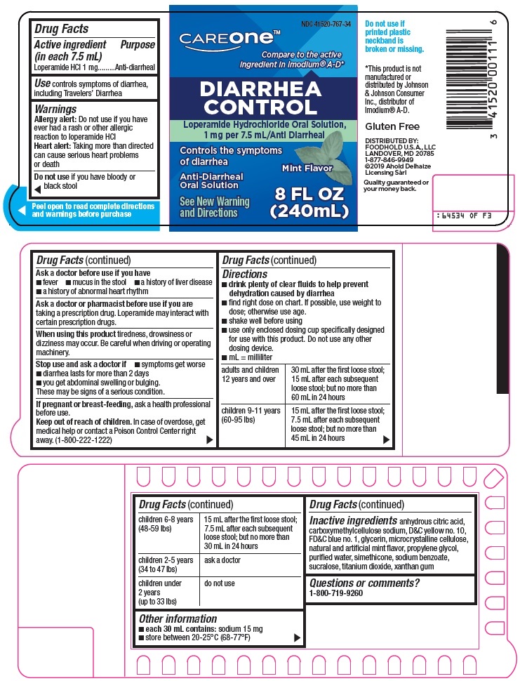 Diarrhea Control Label
