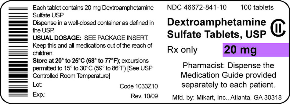 20 mg container label