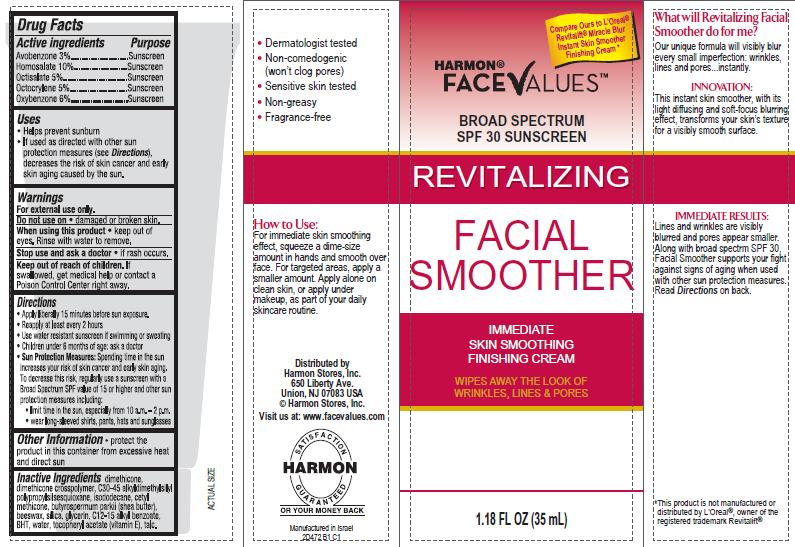 Harmon Revitalizing Facial Smoother Immediate Skin Smoothing Finishing Broad Spectrum Spf30 Sunscreen Breastfeeding
