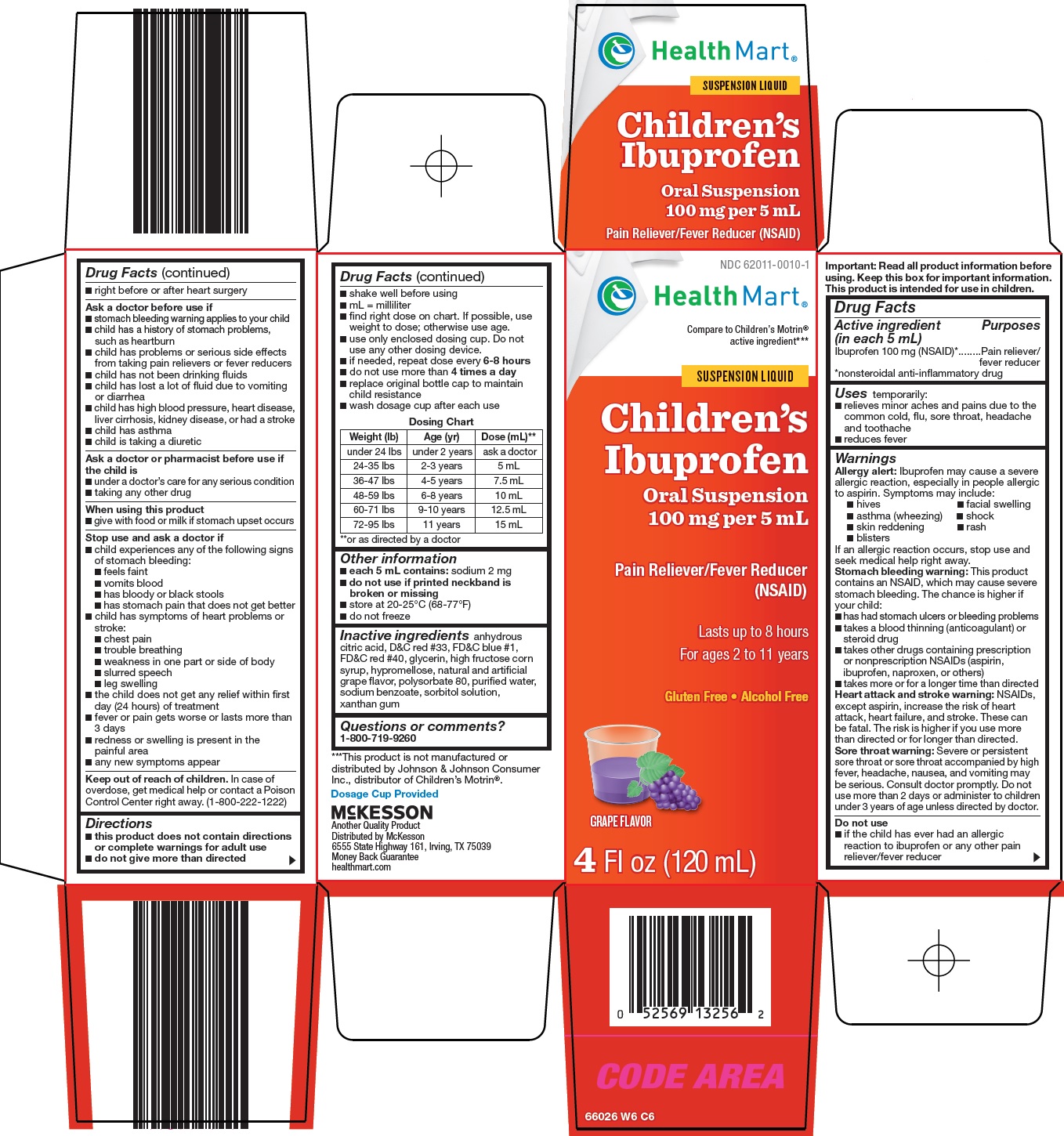 Children's Ibuprofen Carton