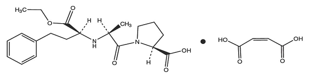Enalapril molecular structure