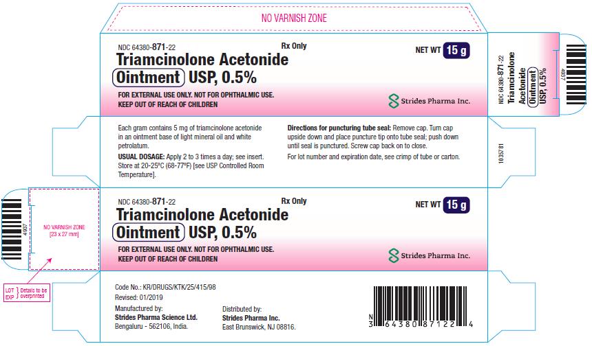 Strides Triamcinolone Acetonide Ointment 0.5% 15gm