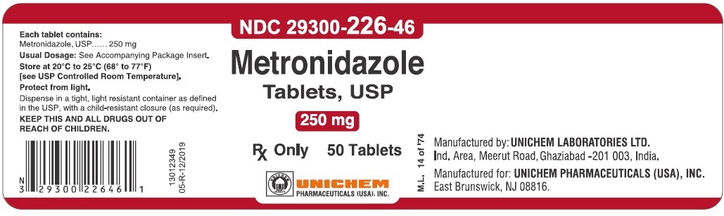 Metronidazole Tablets USP 250 mg