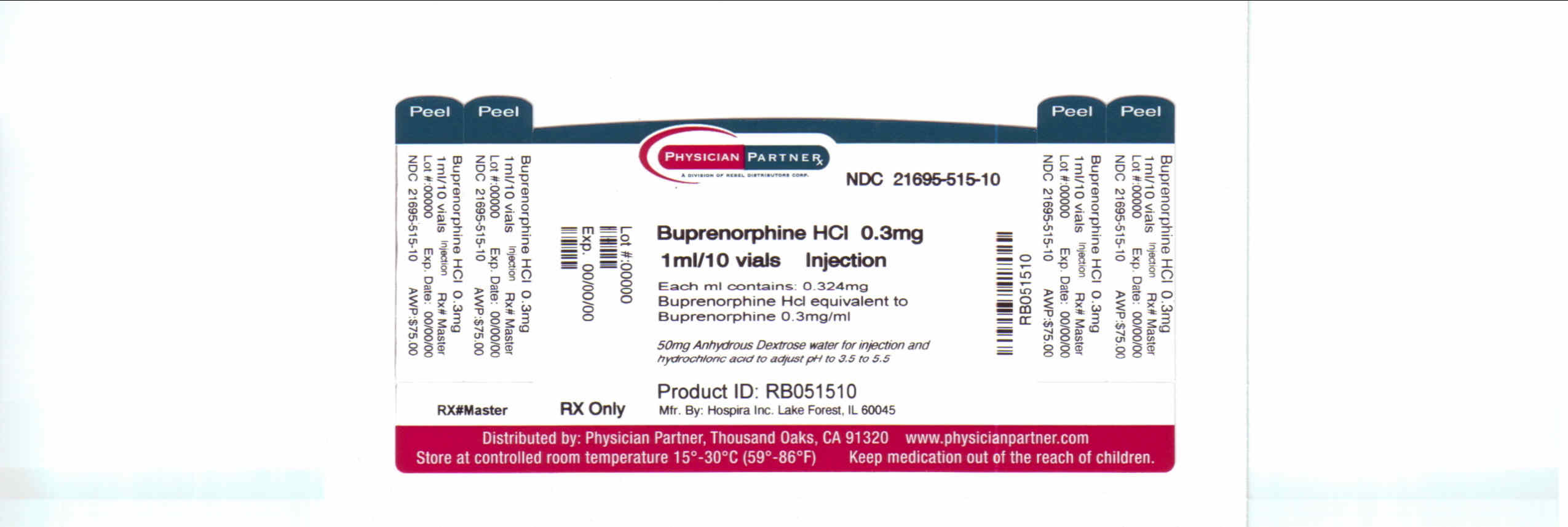 Buprenorphine HCl 0.3mg