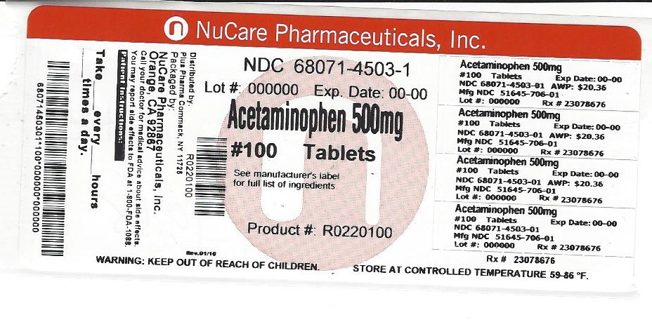Pluspharma Extra Strength Pain Reliever,fever Reducer 500 Mg | Acetaminophen Tablet Breastfeeding