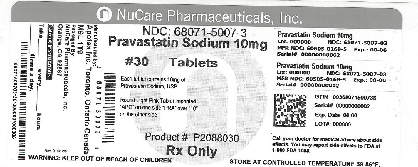 Pravastatin Sodium by Nucare Pharmaceuticals,inc. 30 In 1 Bottle Breastfeeding
