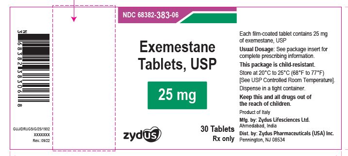 Exemestane Tablets, 25 mg