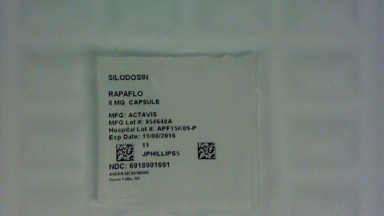 Silodosin 8 mg capsule label