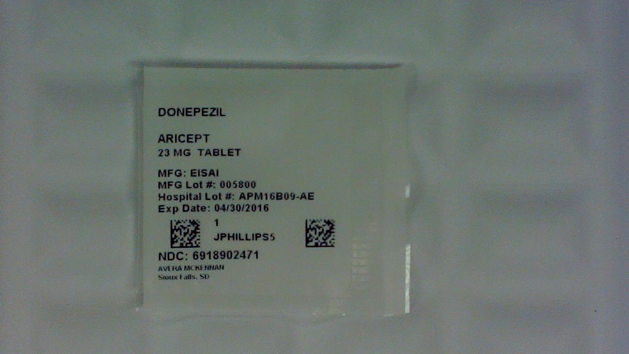 Donepezil 23 mg tablet