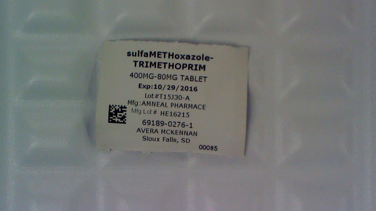 Sulfamethoxazole/Trimethoprim 400/80 mg tablet