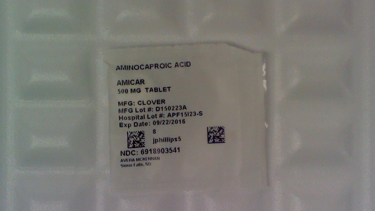 Aminocaproic Acid 500 mg tablet