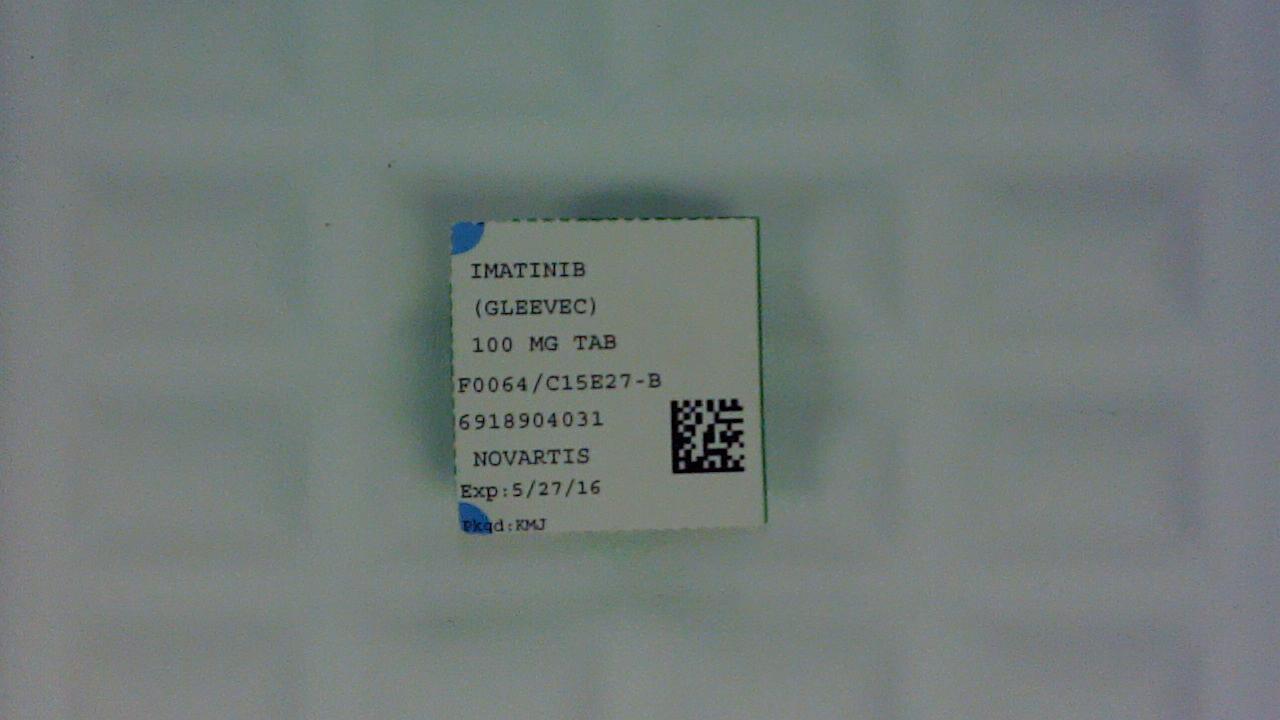 imatinib 100mg tablet label