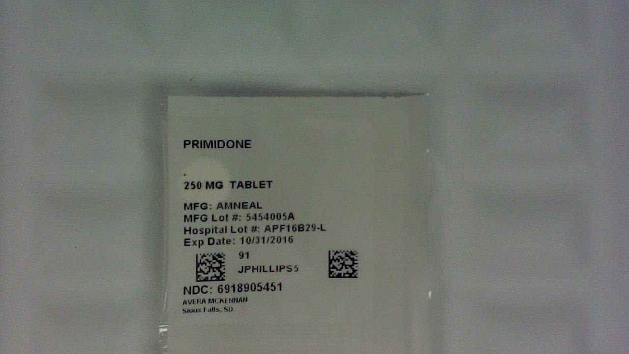 Primidone 250 mg tablet