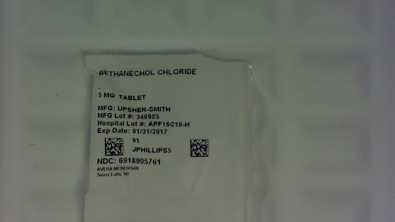 Bethanechol 5 mg tablet