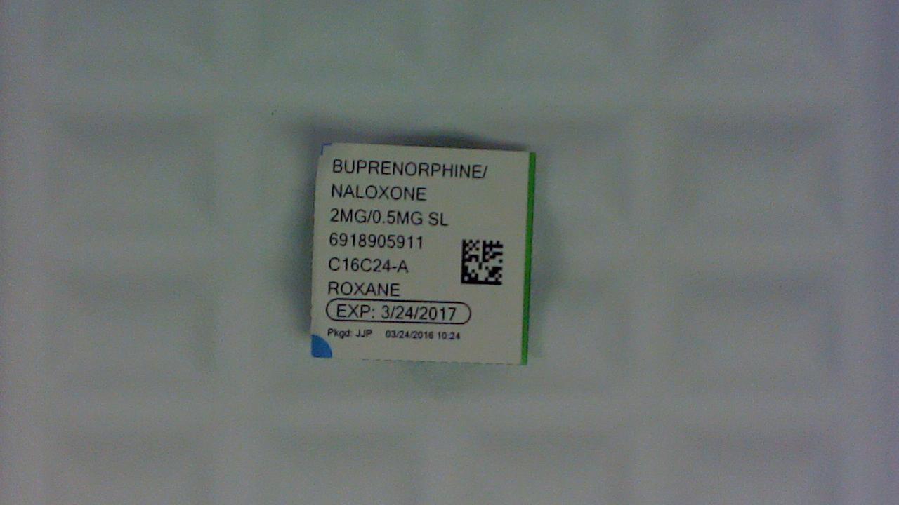Buprenorphine/Naloxone 2/0.5 mg tablet