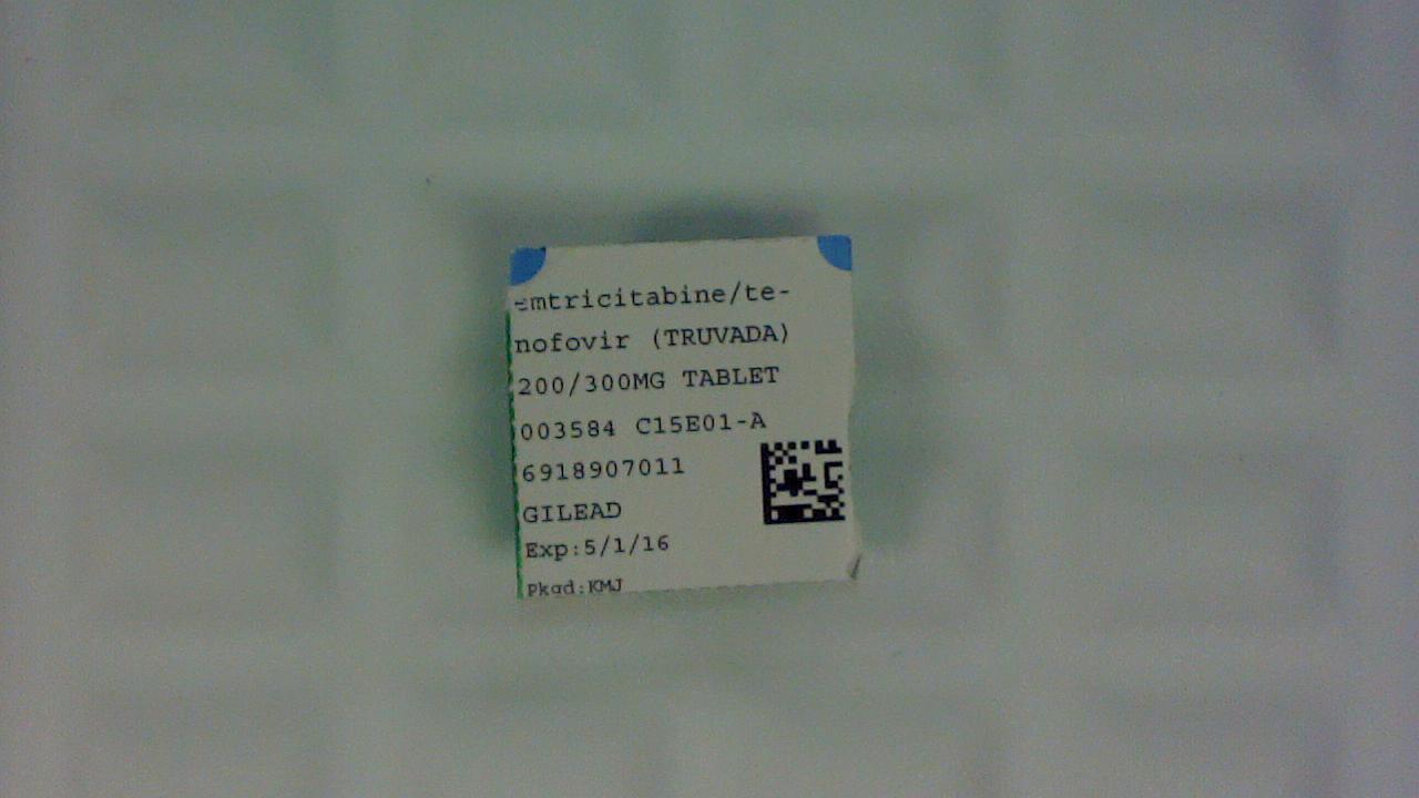 Emtricitabine/Tenofovir 200/300mg tablet label