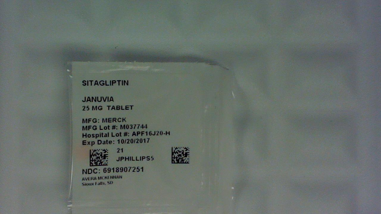 Sitagliptin 25 mg tablet