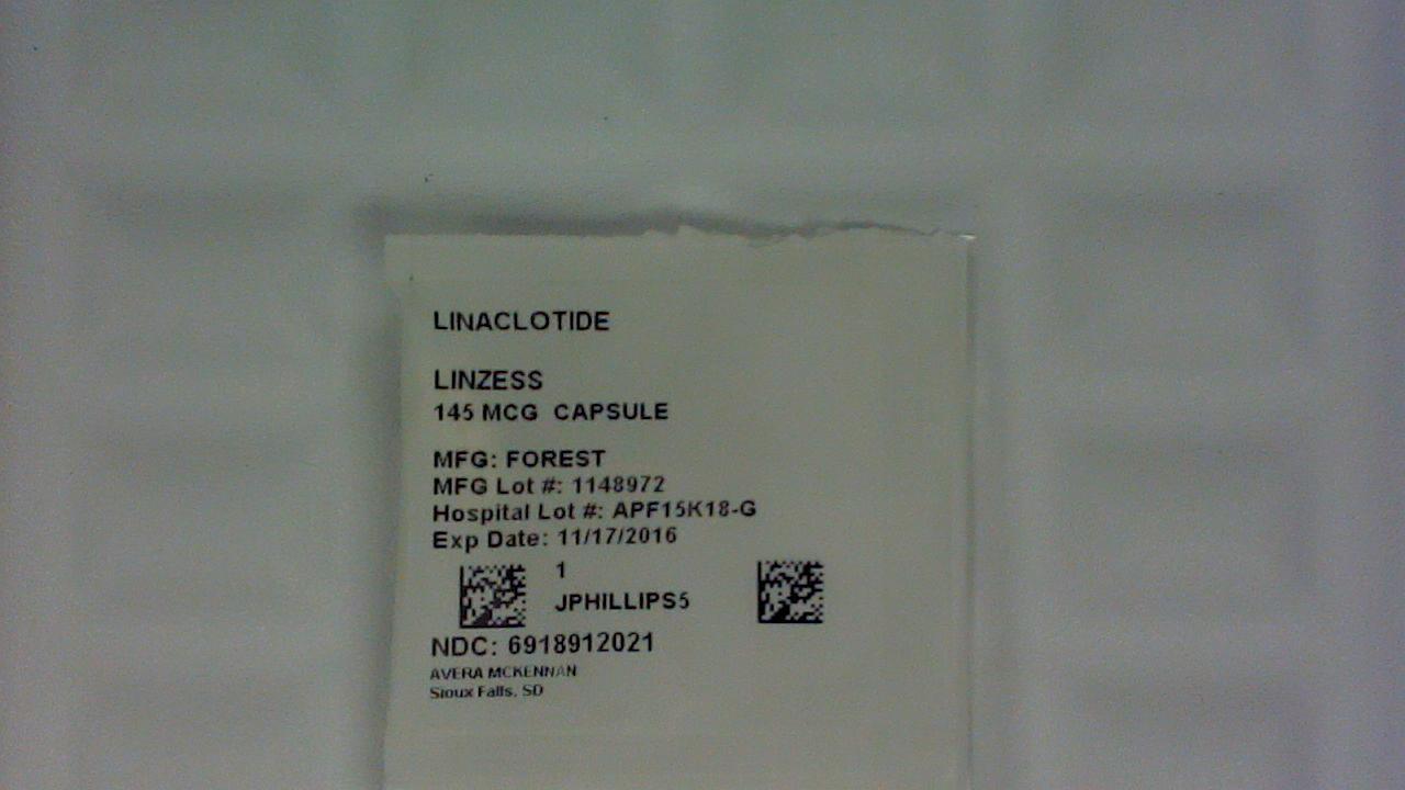Linaclotide 145 mcg capsule label