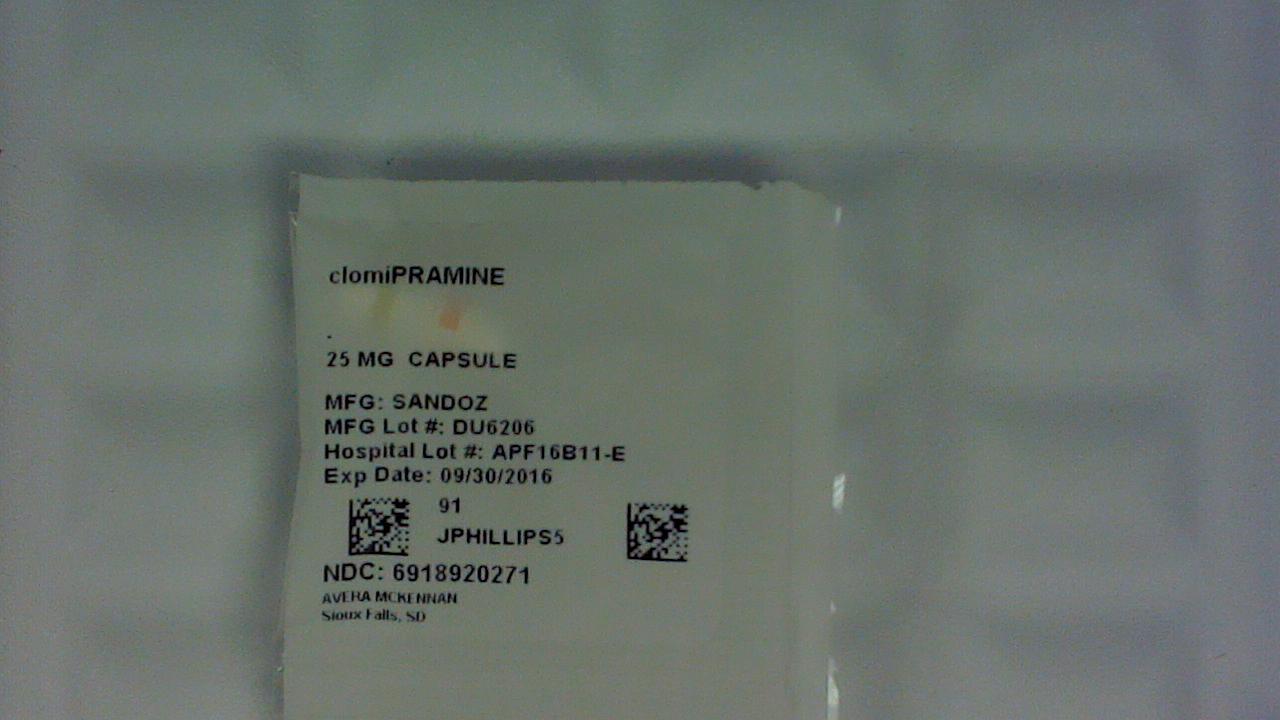 Clomipramine 25 mg capsule