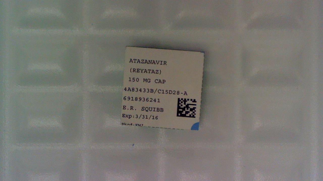 Atazanavir 150 mg capsule
