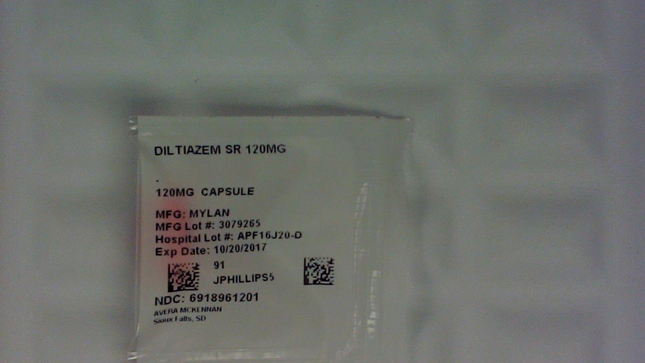 Diltiazem SR 120 mg capsule
