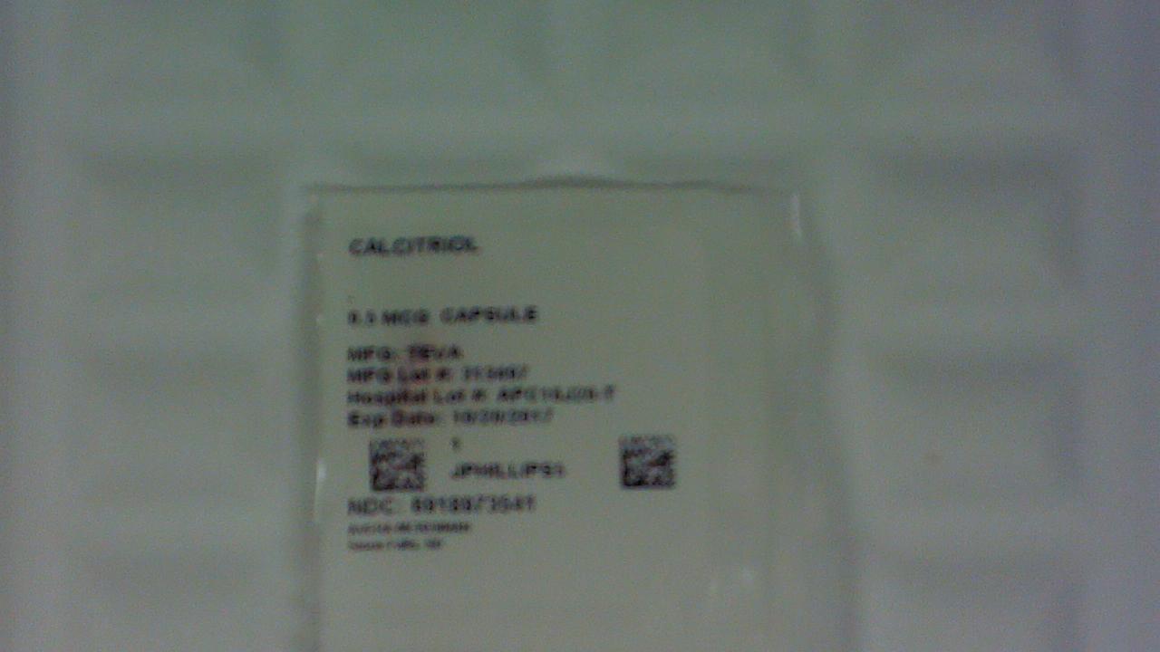 Calcitriol 0.5 mcg capsule