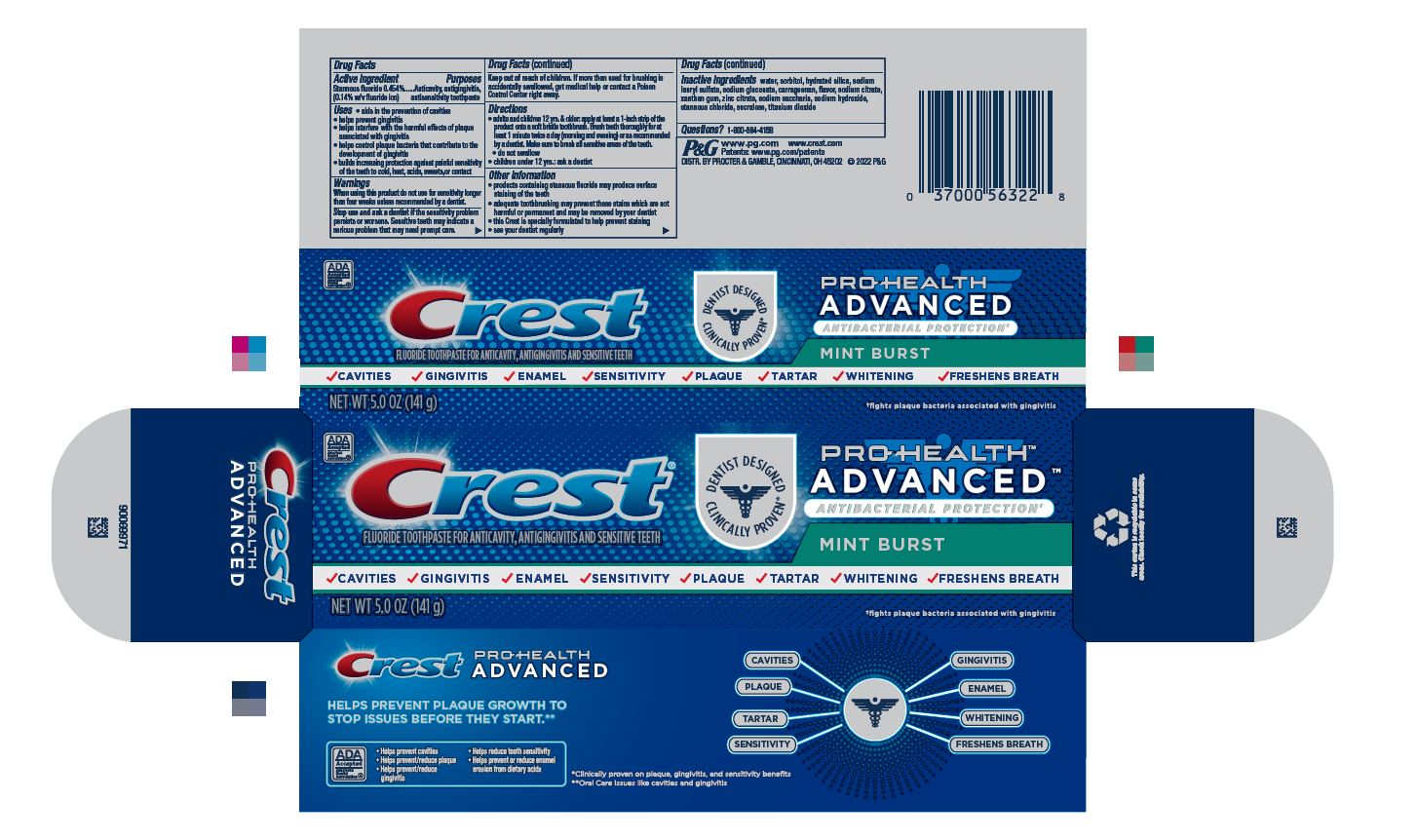 Crest Pro Health Advanced Antibacterial Protection