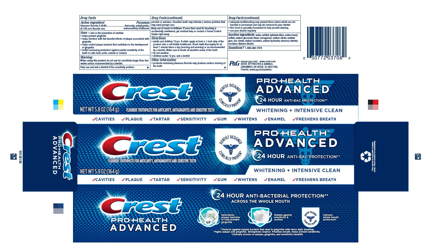 Crest Pro Health Advanced Whitening + Intensive Cleaning