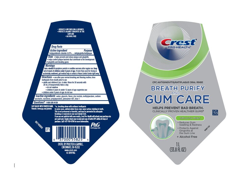 Crest Pro Health Breath Purify and Gum Care