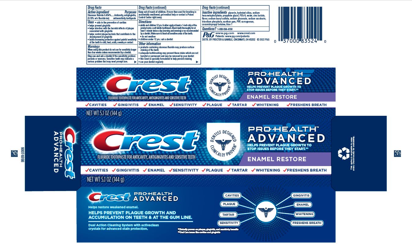 Crest Pro Health Advanced Enamel Restore