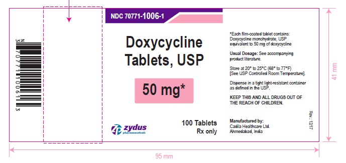 Doxycycline Tablets USP, 50 mg