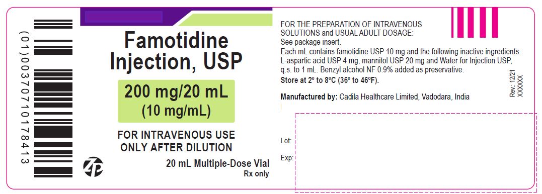 200 mg/20 mL (10 mg/mL) vial label