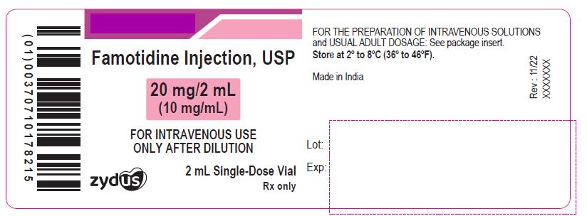 20 mg/2 mL (10 mg/mL) vial label
