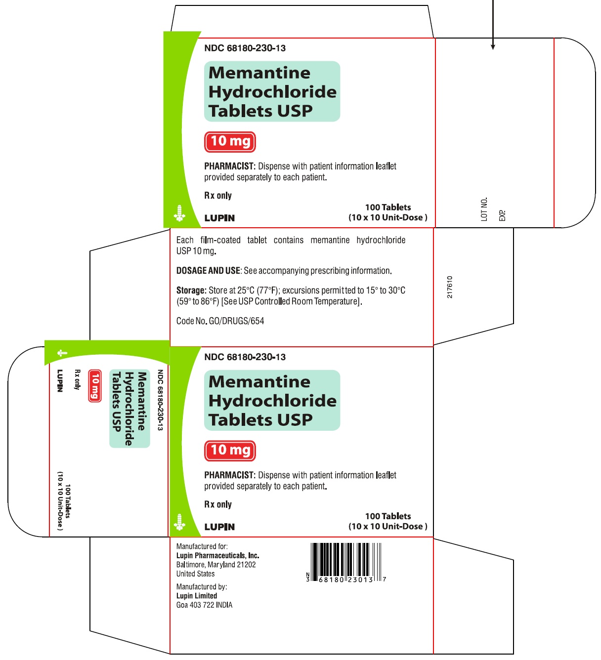 Carton Label 10 mg