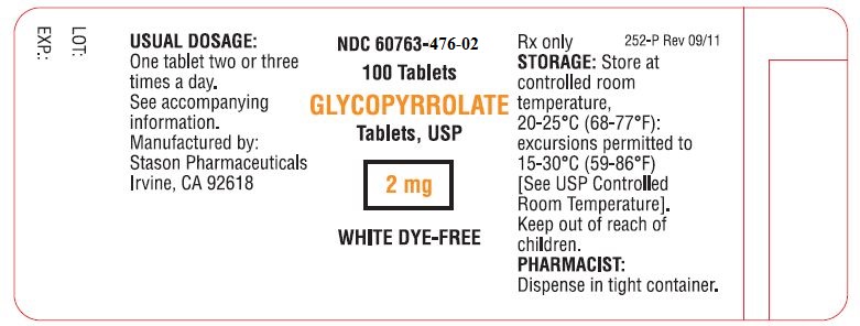 Is Glycopyrrolate | Stason Pharmaceuticals, Inc. safe while breastfeeding