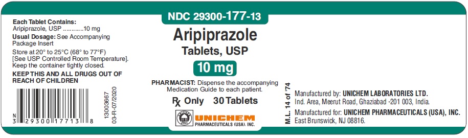 Aripiprazole Tablets, USP 10 mg - 30's count