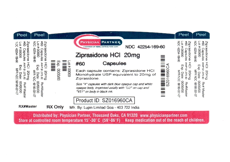 Ziprasidone HCl 20mg