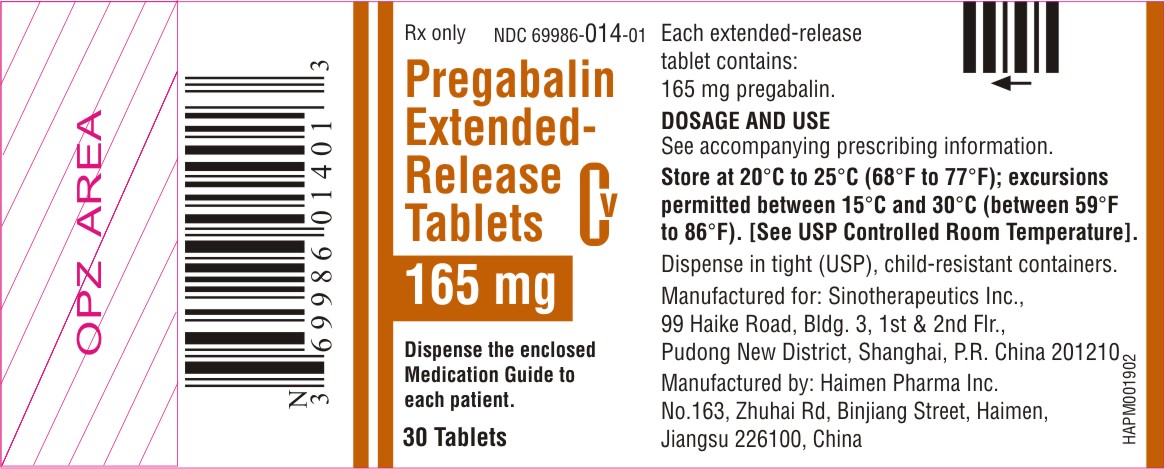 label 165 mg
