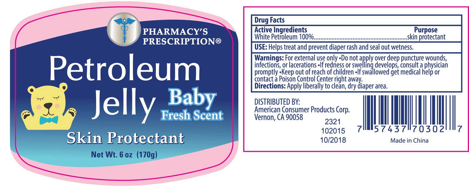 Pharmacys Prescription Petroleum Baby Fresh Scent | White Petrolatum Jelly Breastfeeding