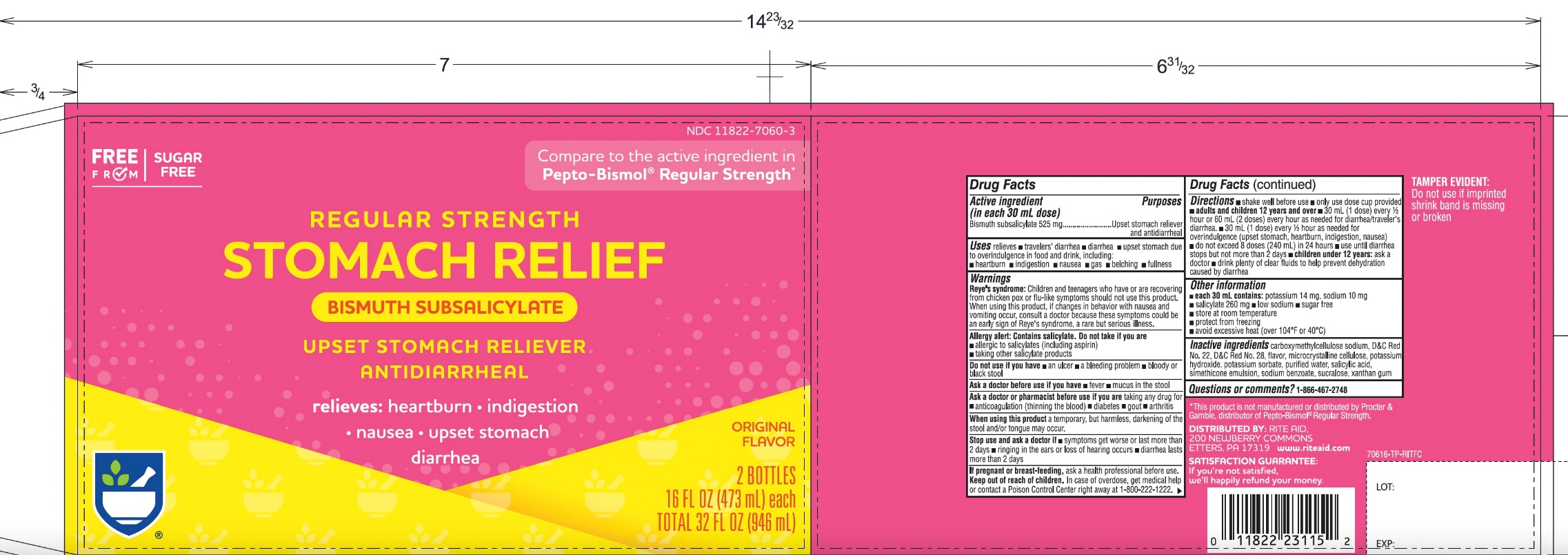 REgular Strength Pink Bismuth TP 946 mL
