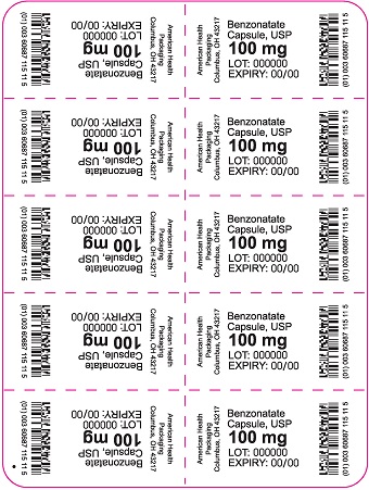 100 mg Benzonatate Capsule Blister
