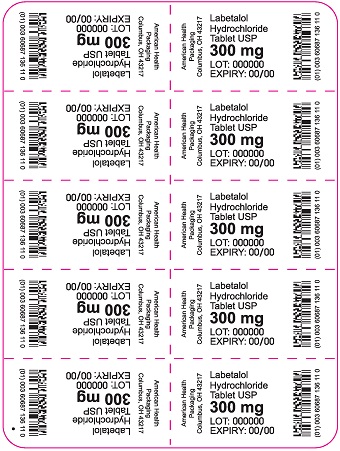 300 mg Labetalol HCl Tablet Blister
