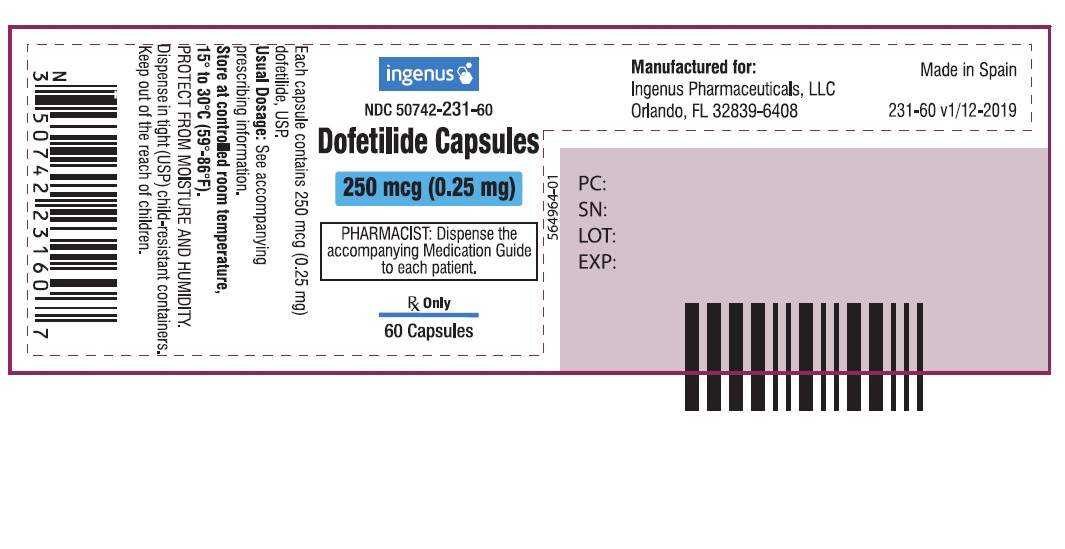 Container Label 0.25 mg - 60s Count