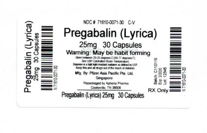 Bottle Label 25 mg