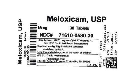 Bottle Label 15 mg